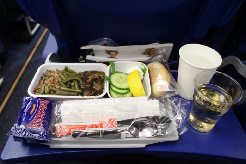 Aeroflot Economy Class Moscow SVO-Rome