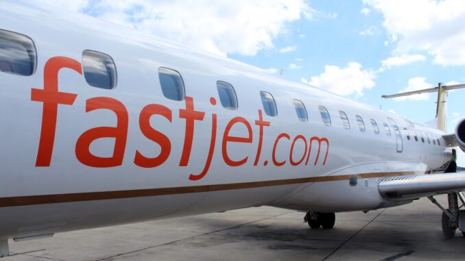 Fastjet Zimbabwe Harare-Johannesburg