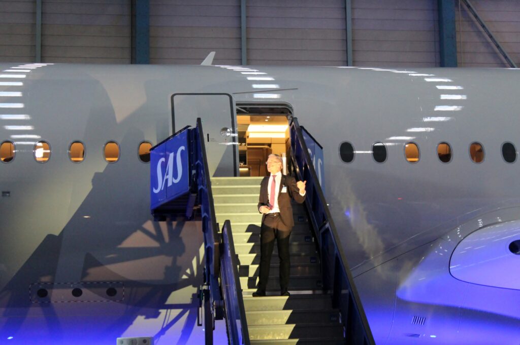 Inauguration of the SAS Airbus A350
