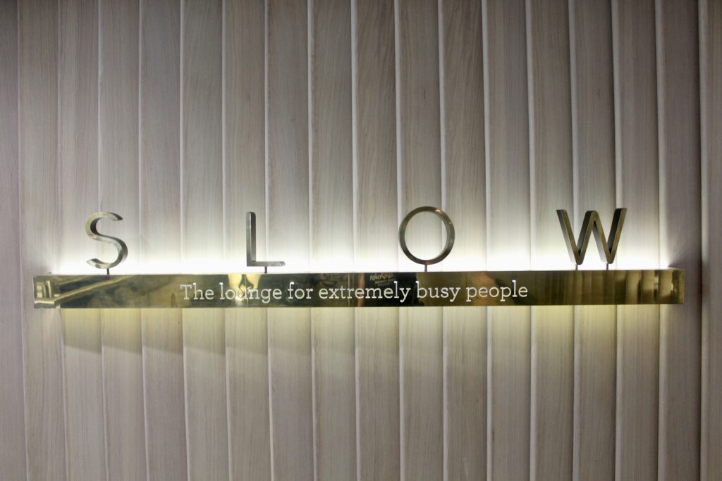 SLOW Lounge Johannesburg O R Tambo Airport