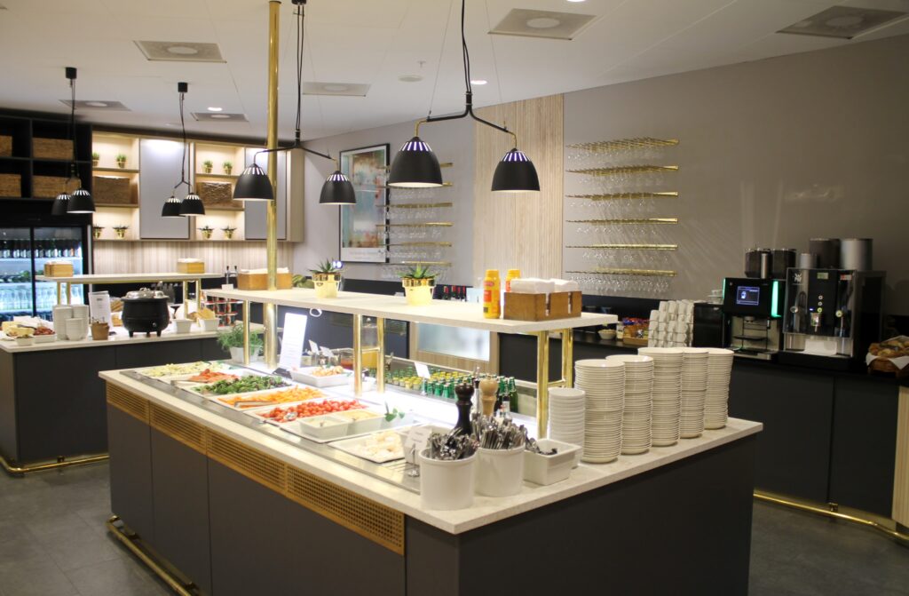 The SAS Gold Lounge at Stockholm Arlanda terminal 5