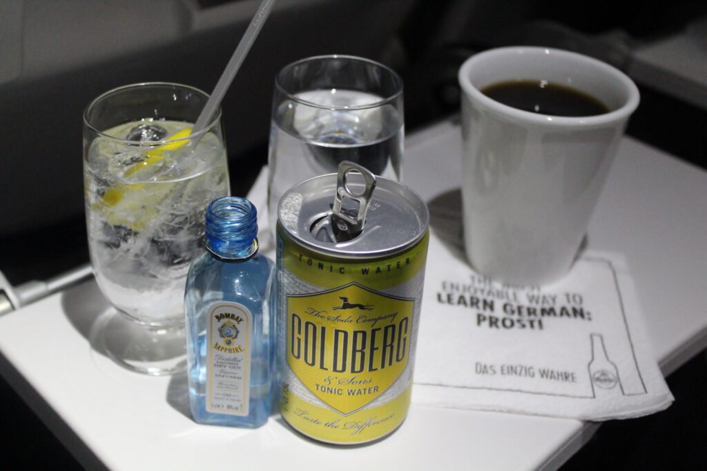 Lufthansa business class Stockholm-Munich