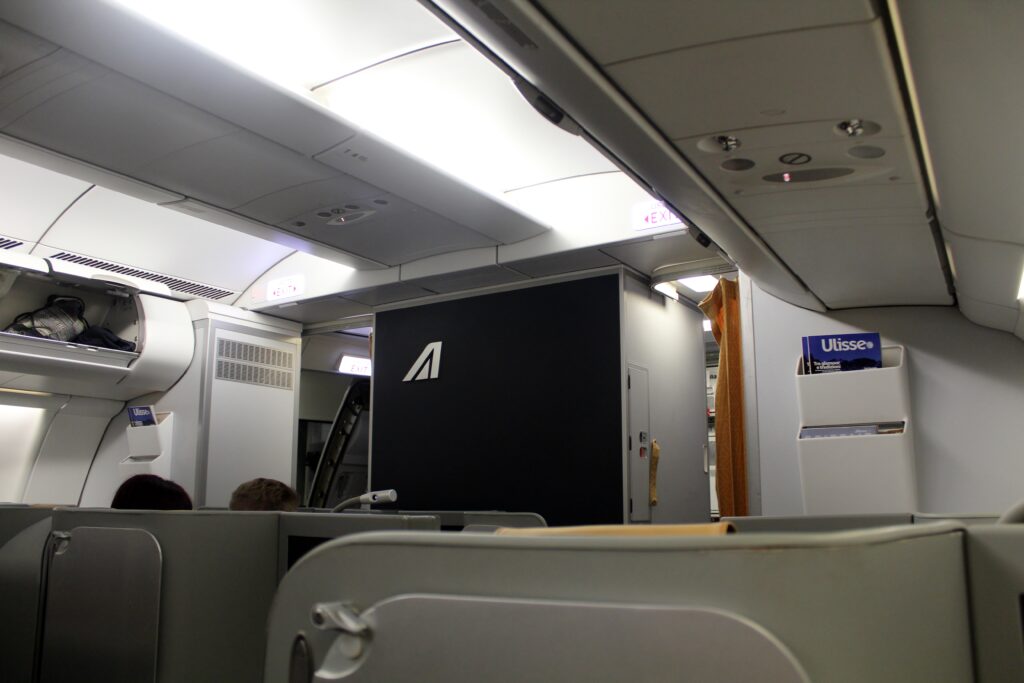 Alitalia Business Class Johannesburg-Rome