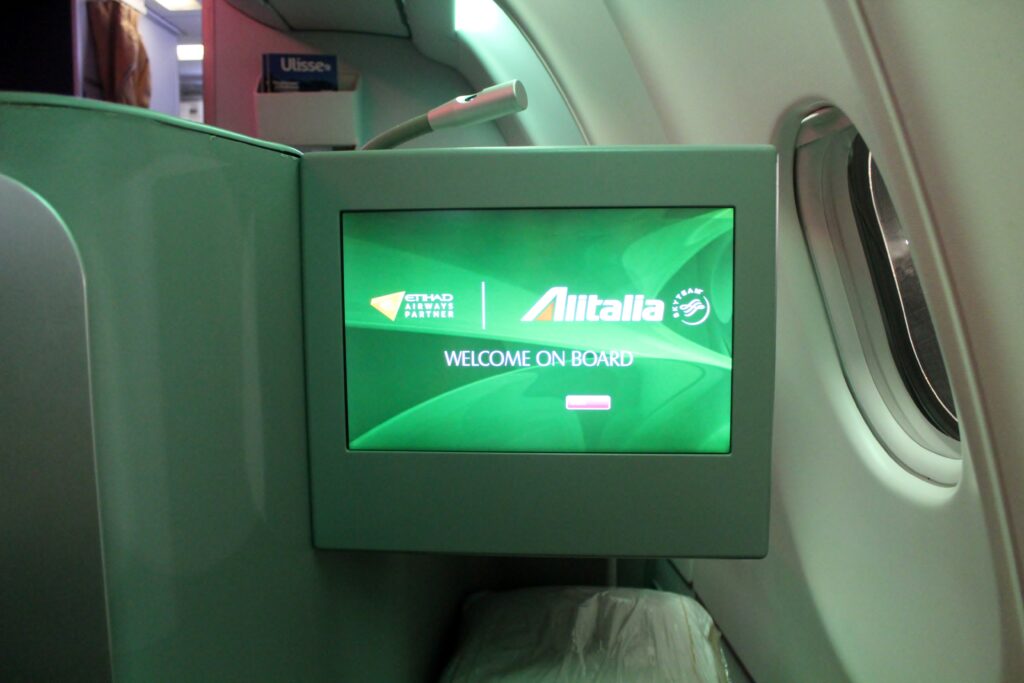 Alitalia Business Class Johannesburg-Rome