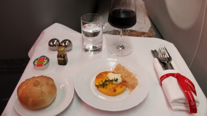 Alitalia Business Class Johannesburg-Rome