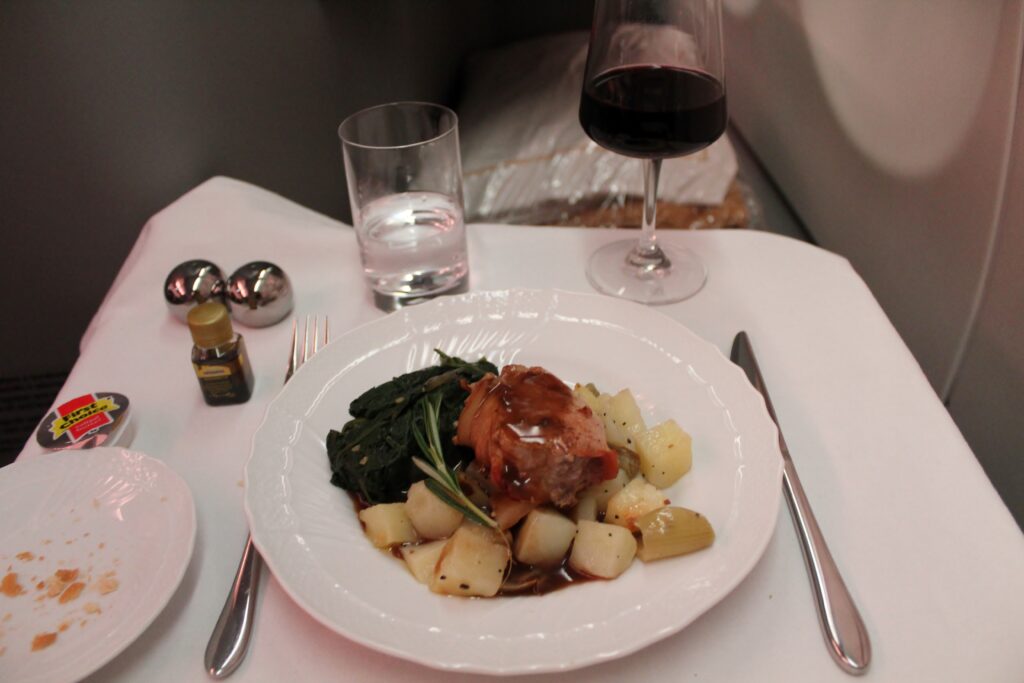 Alitalia Business Class Johannesburg-Rome