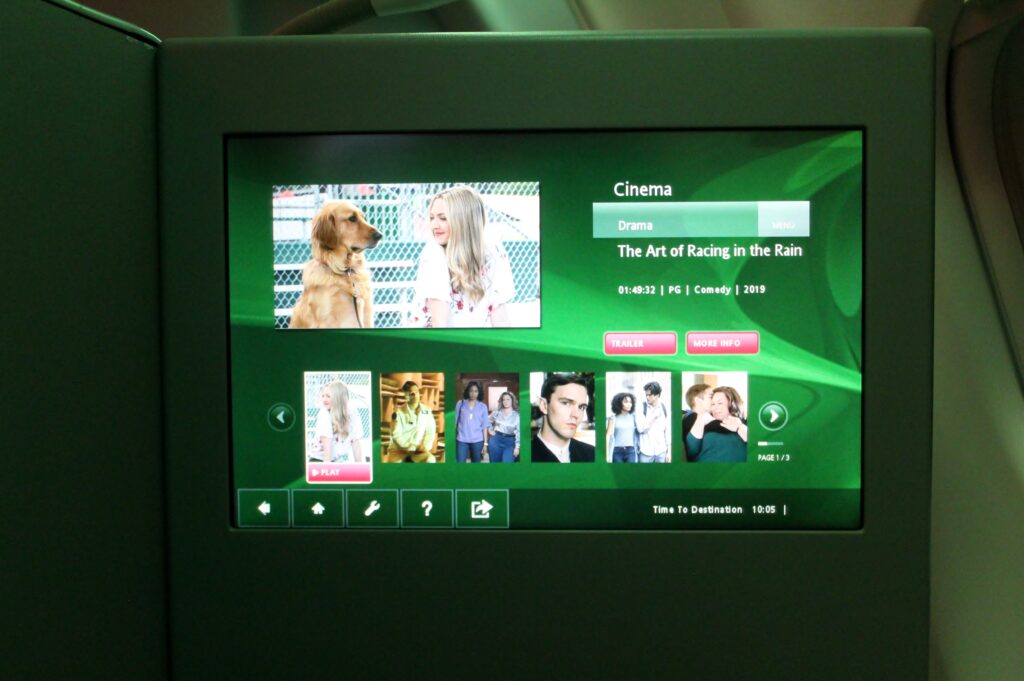 Alitalia Business Class Johannesburg-Rome