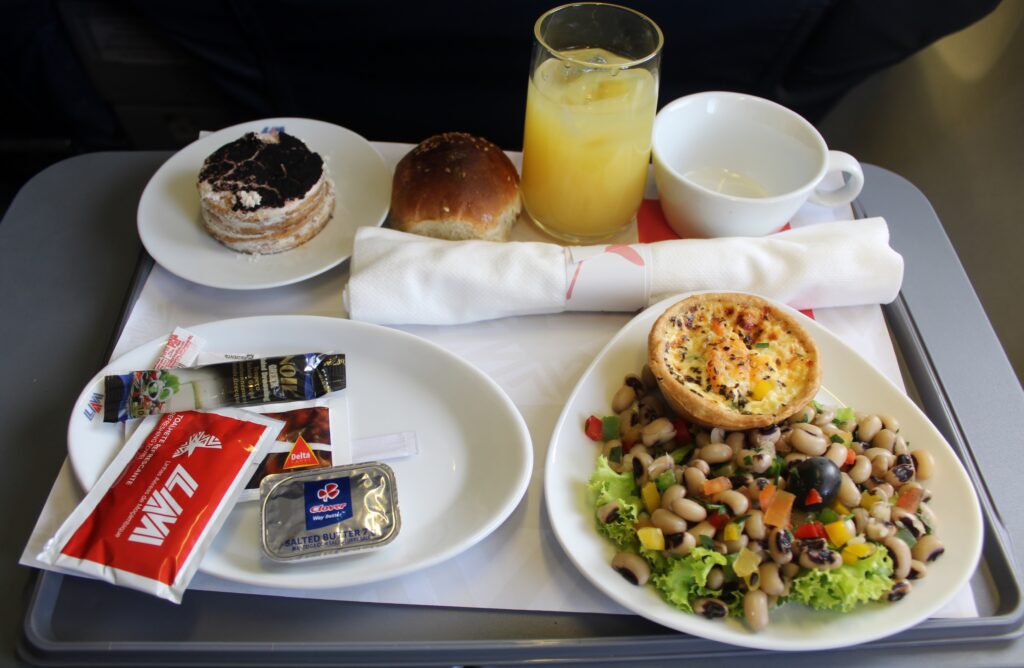 LAM Mozambique Airlines Business Class Maputo-Johannesburg