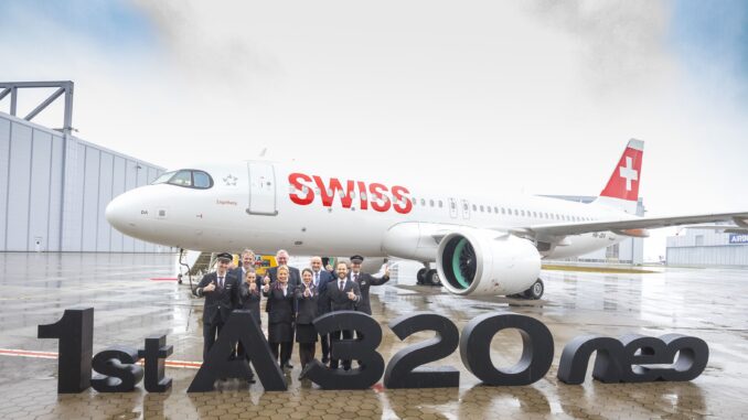 SWISS first Airbus A320NEO