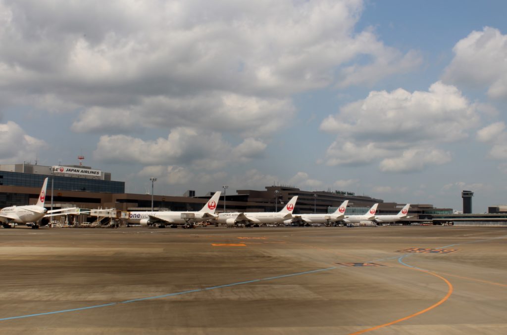 JAL Japan Airlines Business Class Tokyo Narita-Nagoya